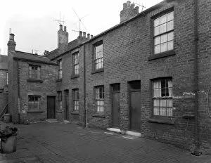 Backyard Gallery: Traditional terraced housing, Albert Road, Kilnhurst, South Yorkshire, 1959. Artist