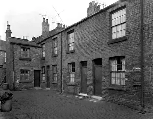 Backyard Gallery: Traditional terraced housing, Albert Road, Kilnhurst, South Yorkshire, 1959. Artist