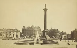 Westminster London England Gallery: Trafalgar Square, 1850-1900. Creator: Unknown