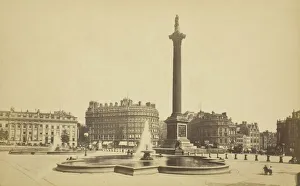 Westminster London England Gallery: Trafalgar Square, 1850-1900. Creator: Unknown