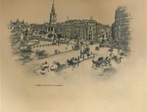 World Pictures Prints: Trafalgar Square, 1903. Artist: Mortimer L Menpes