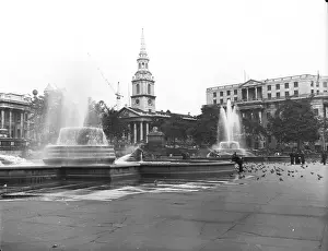 Spire Prints: Trafalgar Square, London, c1955. Creator: Arthur Charles Kirby Ware
