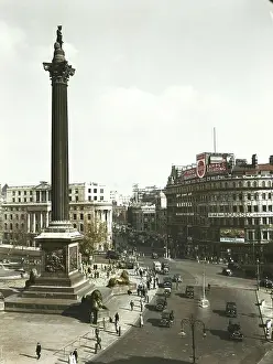 Commemorative Prints: Trafalgar Square, London, c1955. Creator: Arthur Charles Kirby Ware