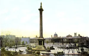 Railton Prints: Trafalgar Square And Nelsons Column, London, 20th Century