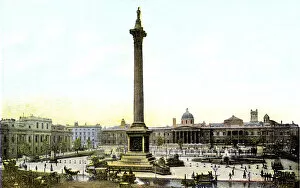 Trafalgar Square And Nelsons Column, London, 20th Century