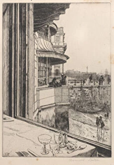 Trafalgar Tavern, Greenwich, 1878. Creator: James Tissot