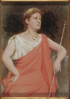 The Tragedy, study after Miss Dudlay, c1884. Creator: Joseph Blanc