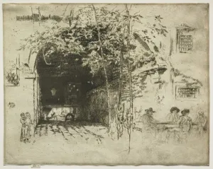 1834 1903 Prints: The Traghetto, 1880. Creator: James McNeill Whistler (American, 1834-1903)