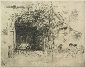 Tonalism Prints: Traghetto, No. 2. Creator: James McNeill Whistler (American, 1834-1903)