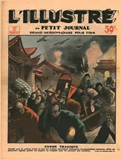 Le Petit Journal Gallery: Tragic exodus, 1932. Creator: Unknown