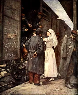 Train of the Wounded, 1915