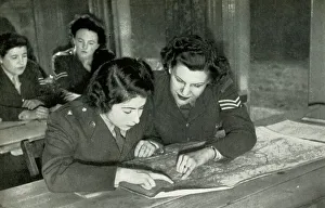 Training to be an A.T.S. Officer - April, 1945, 1947. Creator: Unknown