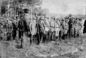 Training German boys for army, between 1914 and c1915. Creator: Bain News Service
