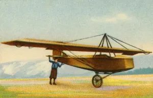 Euge Prints: Training glider at the Grunau Gliding School, Germany, 1932. Creator: Unknown