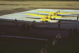 Airfield Collection: Training gliders at the Marine [Corp]s Page Field, Parris Island, S.C. 1942
