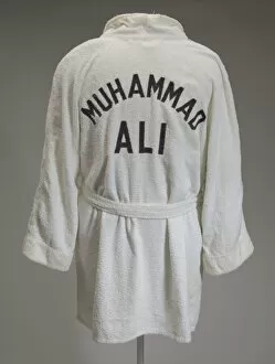 Ali Muhammad Gallery: Training robe worn by Muhammad Ali at the 5th Street Gym, 1964