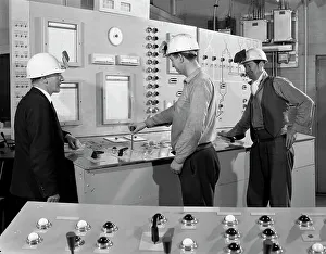 Training in a steelworks, Rotherham, South Yorkshire, 1964. Artist: Michael Walters