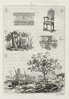 Maxime Lalanne Prints: Traite de La Gravure a l eau forte: Plate 4, 1866. Creator: Maxime Lalanne (French