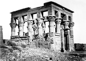 Bonfils Collection: Trajans Kiosk at Philae, Nubia, Egypt, 1878. Artist: Felix Bonfils