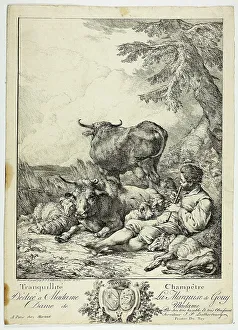 Philip Jacques De Loutherbourg Prints: Tranquil Peasant, n.d. Creator: Philip James de Loutherbourg