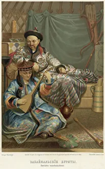 Mongolian Prints: Transbaikal Buryats, 1862. Creator: Karlis Huns