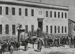 Juan Prints: Transfer of prisoners from the prison of Jerez de la Frontera to the Cadiz jail