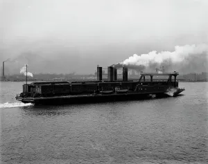 Rail Road Prints: Transfer steamer Detroit, between 1900 and 1905. Creator: Unknown