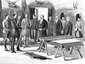 Wallace Sir William Prints: Transference of the Wallace Sword from Dumbarton Castle to Sterling; Colonel Nightingale