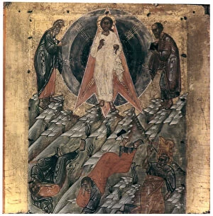 Mount Tabor Gallery: The Transfiguration, 17th century. Artist: Moses