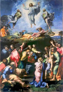 Liturgy Prints: The Transfiguration of Christ. Artist: Raphael (1483-1520)