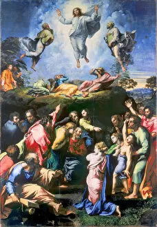 Transfiguration Gallery: The Transfiguration of Christ. Artist: Raphael (1483-1520)
