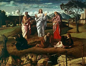 Bellini Prints: The Transfiguration of Christ, c. 1480. Creator: Bellini, Giovanni (1430-1516)