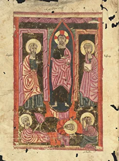 James St Prints: The Transfiguration; Gospel Book, 1583. Creator: Ghoukas