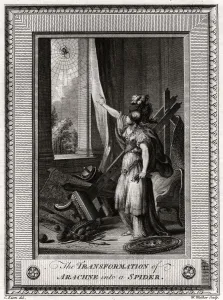 Gesture Prints: The Transformation of Arachne into a Spider, 1775. Artist: W Walker