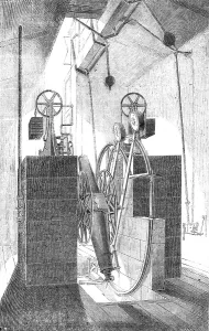 Transit Instruments at the Cape Observatory, 1857. Creator: Hare