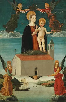 Adriatic Collection: The Translation of the Holy House of Loreto, ca. 1510. Creator: Saturnino Gatti