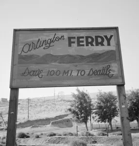 Columbia River Prints: On transportation outskirts of small Oregon town on the Columbia River