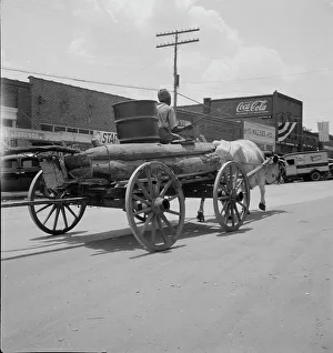Coke Prints: Transportation in the South, Alabama, 1936. Creator: Dorothea Lange