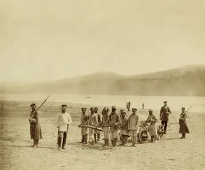 Handcart Prints: Transporting Cargo from Barges to Prison Storage Facilities