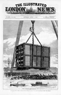 African Elephant Gallery: Transporting Jumbo the African elephant to America, 1882