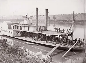 Steamboats Prints: Transports, Tennessee River, 1864. Creator: Unknown