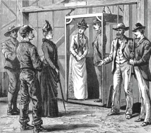 The Graphic Gallery: The Transvaal Gold Fields and how to reach them--Ladies visit to the Jumpers Gold Mining...1890