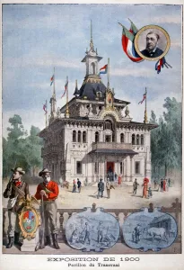The Transvaal pavilion at the Universal Exhibition of 1900, Paris, 1900
