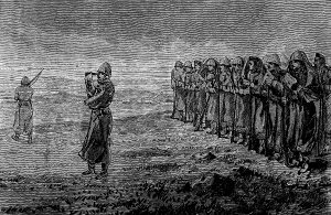 First Boer War 1880 1881 Prints: The Transvaal War: with the Natal Field Force - an outlying picket at dawn