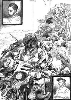First Boer War 1880 1881 Prints: The Transvaal War: Sir George Colley's midnight ascent of Majuba Hill