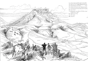 First Boer War 1880 1881 Prints: The Transvaal War: sketch plan of the Battle of Majuba Hill