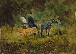 Lautrec Collection: The Trap, 1880. Creator: Henri de Toulouse-Lautrec