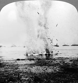 Sunk Prints: Trapped German submarine driven inshore and destroyed