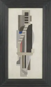 Cubist Prints: Trappen; The staircase, c1925-1926. Creator: Ragnhild Keyser