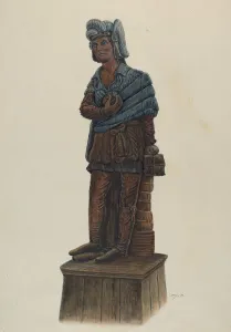 Al Curry Collection: Trapper Indian, 1937. Creator: Al Curry